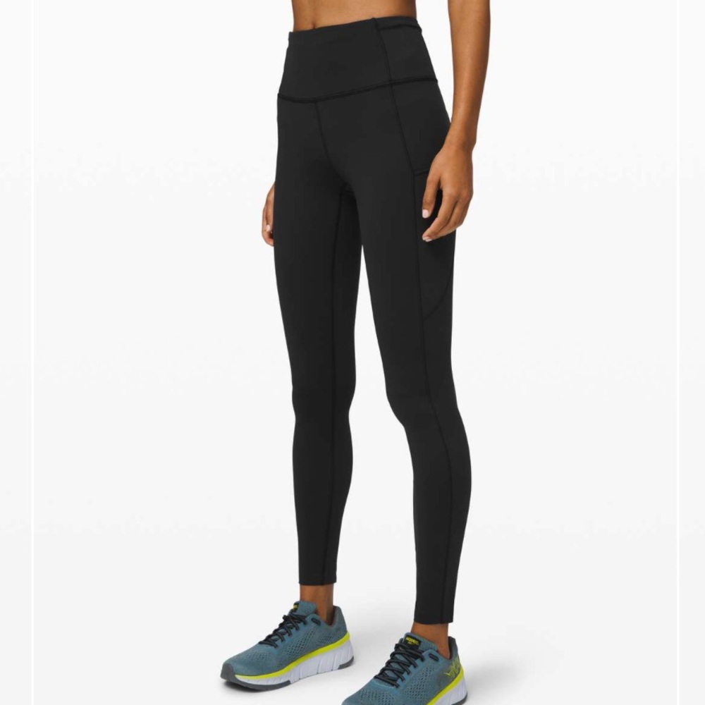 Lululemon Fast and Free High-Rise Tight 28" *Non-Reflective Suede
Black leggings